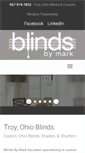 Mobile Screenshot of blindsandshadesbymark.com